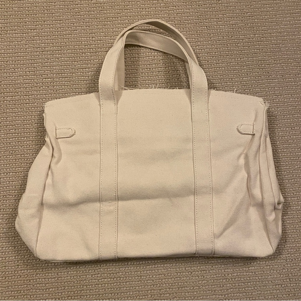 Beige “Boatkin" Canvas Tote Bag (Brand New!) - Picture 6 of 7